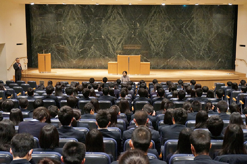 修学旅行（被爆者講話）